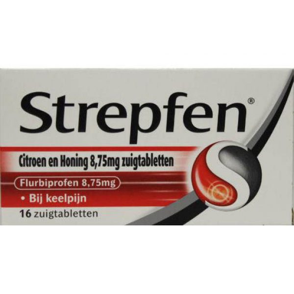 Strepfen Citroen & Honing 8.75mg Zuigtabletten