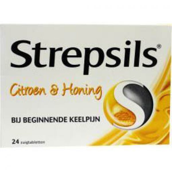 Strepsils Citroen & Honing 24st