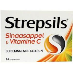 Strepsils Sinaasappel & Vitamine C 24st