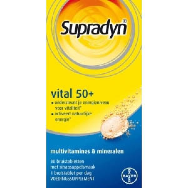 Supradyn Vital 50+ Bruistabletten