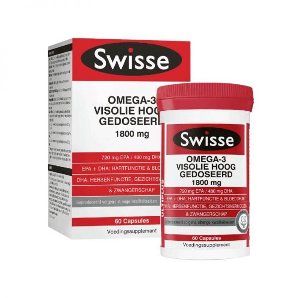 Swisse Omega-3 Visolie Capsules 60st