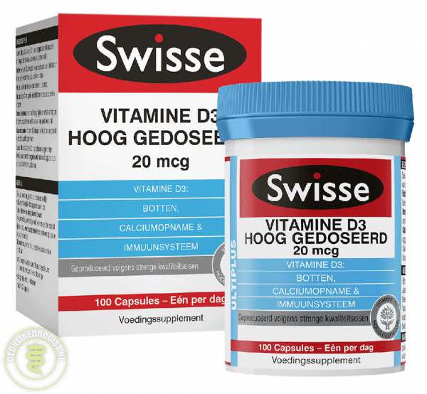 Swisse Vitamine D3 Capsules