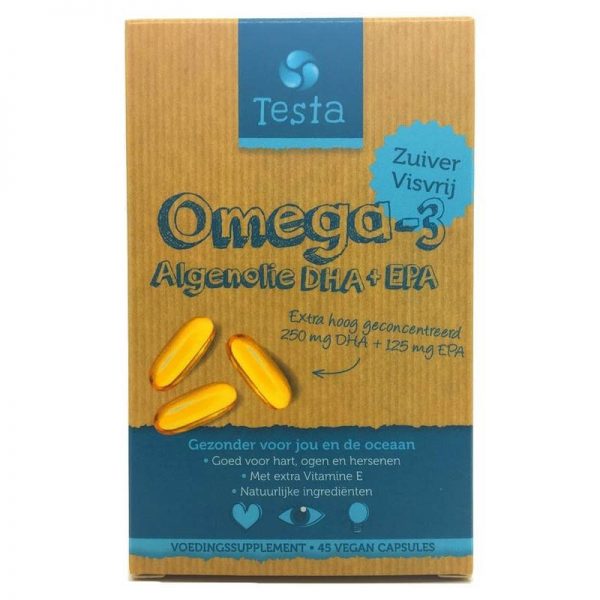 Testa Omega 3 algenolie - vegan DHA + EPA