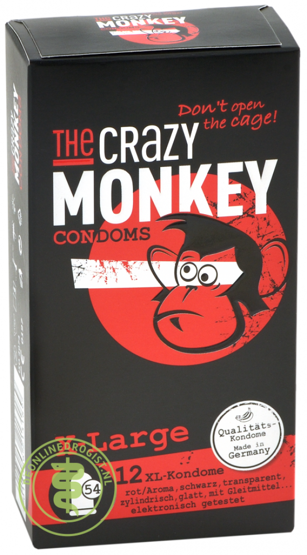 The Crazy Monkey X-Large Condooms