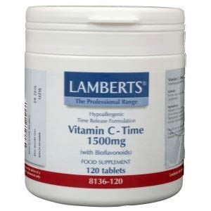 Time Release Vitamin C 1500 mg with Bioflavonoids and Rose Hips