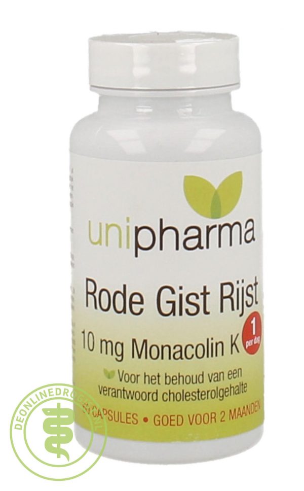 Unipharma Rode Gist Rijst 10mg Capsules