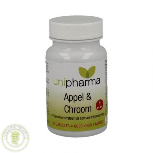 Unipharma Slank Appel & Chroom Afslankpillen 30st