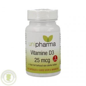 Unipharma Vitamine D3 25mcg