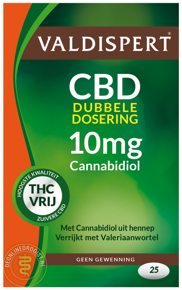 Valdispert CBD Dubbele Dosering 10mg Tabletten