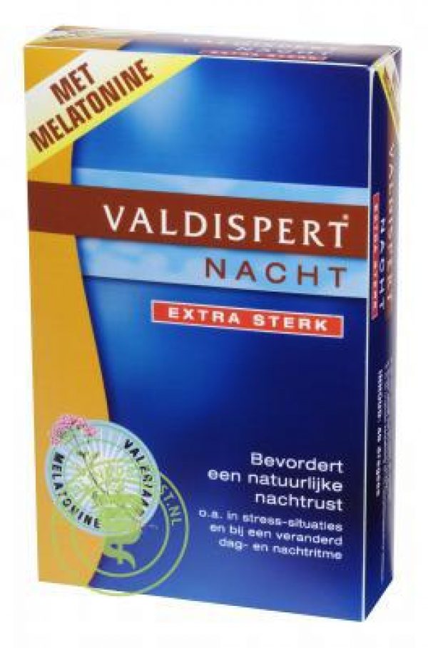 Valdispert Nacht Extra Sterk Dragees Met Melatonine 0