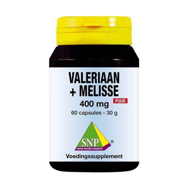 Valeriaan melisse 400 mg puur