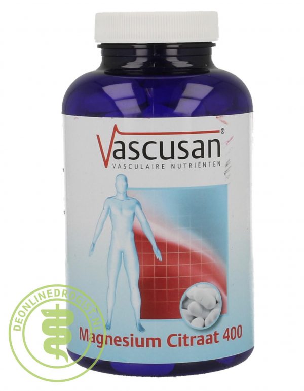 Vascusan Magnesium Citraat 400 Tabletten 200st