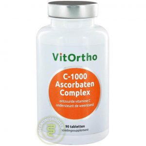 VitOrtho C-1000 Ascorbaten Complex Tabletten 90st