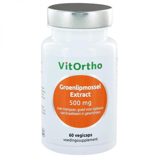 VitOrtho Groenlipmossel Extract 500mg Capsules 60st