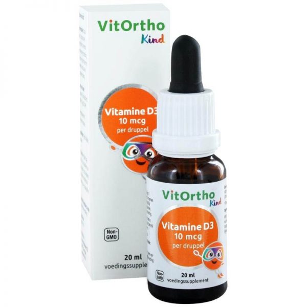 VitOrtho Kind Vitamine D3 10mcg Druppels