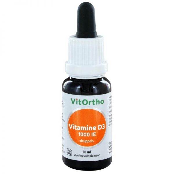 VitOrtho Vitamine D3 1000 IE Druppels