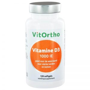 VitOrtho Vitamine D3 1000 IE Softgels