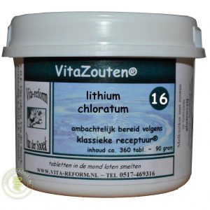 Vita Reform Vitazouten Nr. 16 Lithium Muriaticum 360st