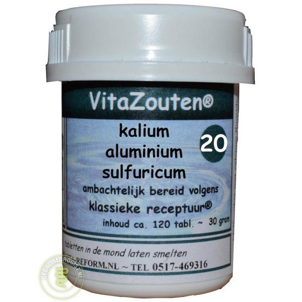 Vita Reform Vitazouten Nr. 20 Kalium Aaluminium Sulfuricum 120st