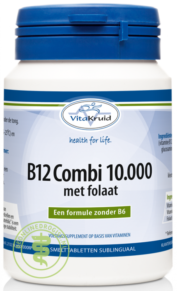 Vitakruid B12 Combi 10.000 Smelttabletten