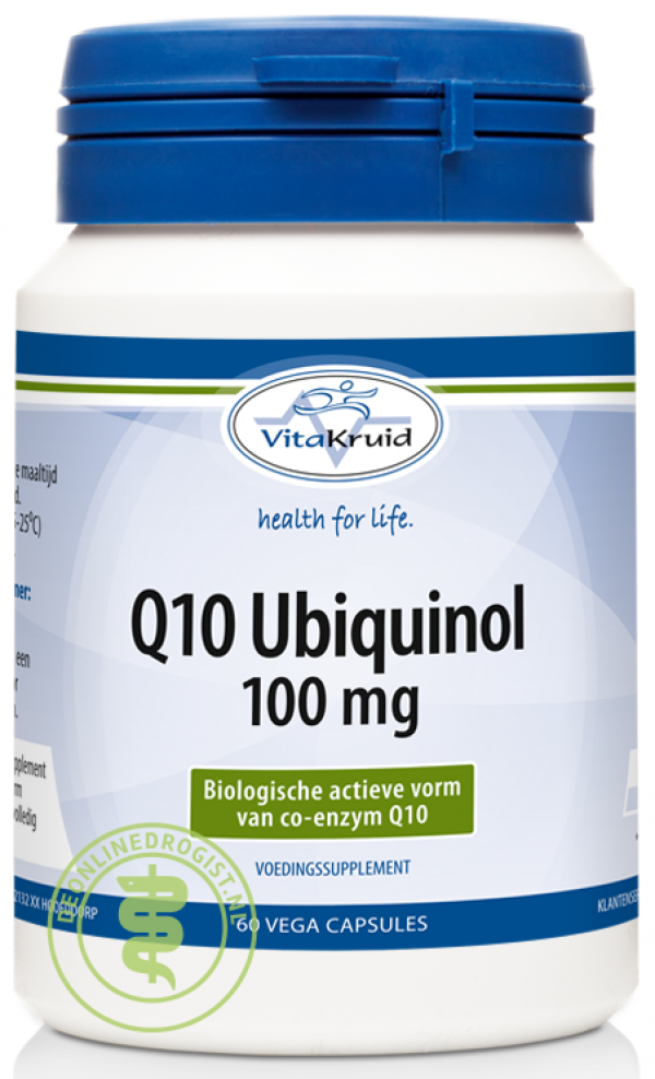 Vitakruid Q10 Ubiquinol 100mg Capsules