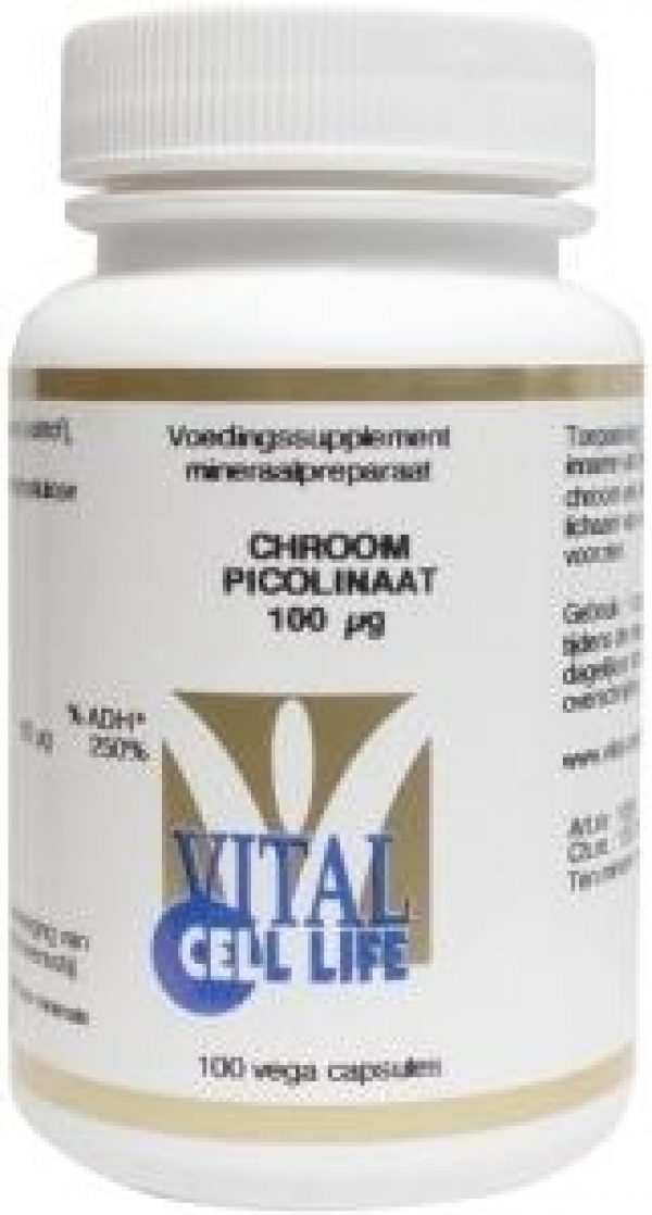 Vital Cell Life Chroom Picolinaat 100mcg Capsules