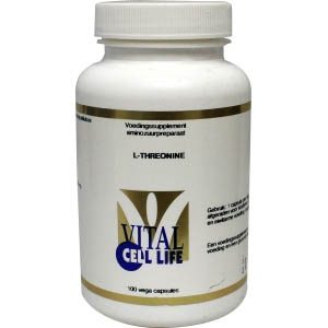 Vital Cell Life L-Threonine 500 Mcg Capsules