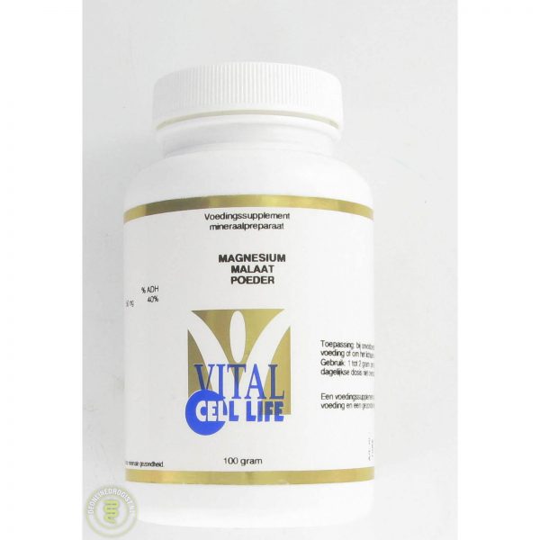 Vital Cell Life Magnesium Malaat Poeder 100GR