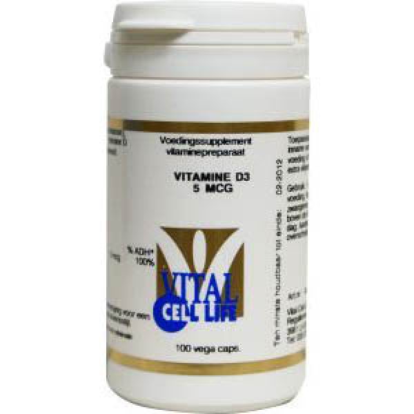 Vital Cell Life Vitamine D3 5mcg Capsules