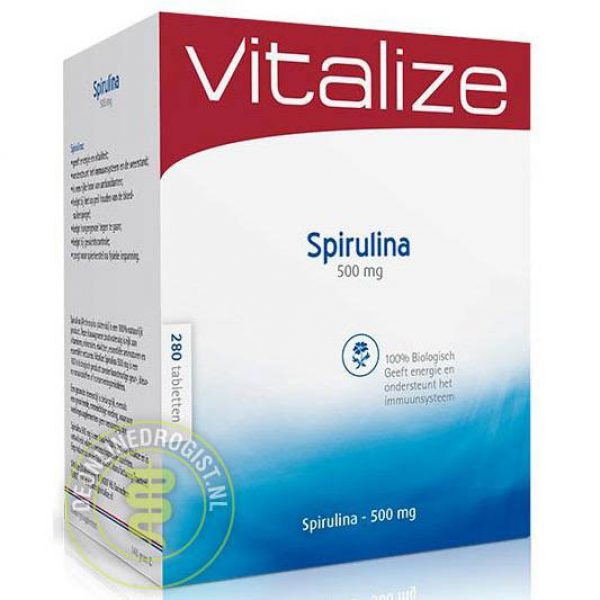 Vitalize Spirulina 500mg Tabletten 280st