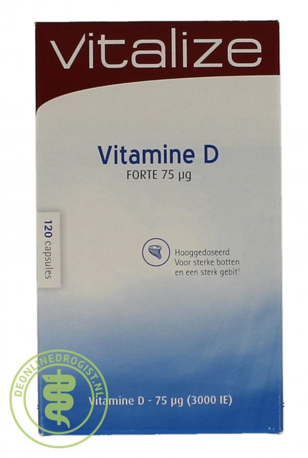 Vitalize Vitamine D Forte 75mcg Capsules 120st