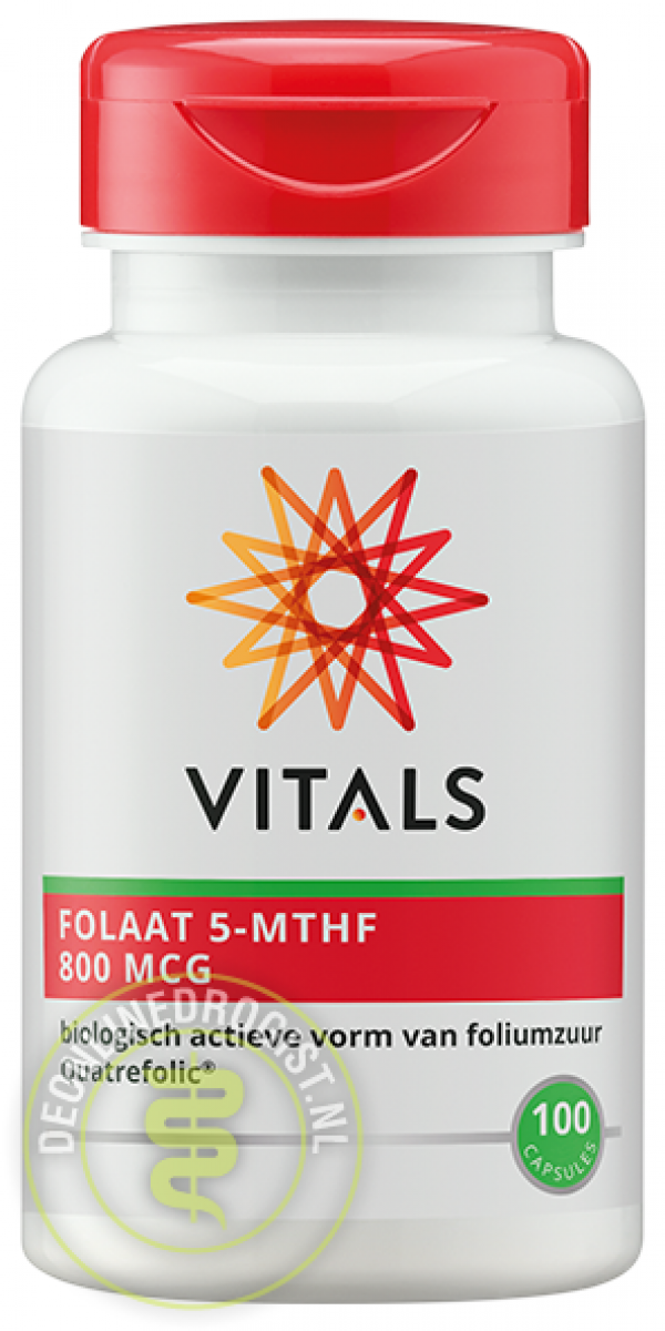 Vitals Folaat 5-MTHF 800mcg Capsules