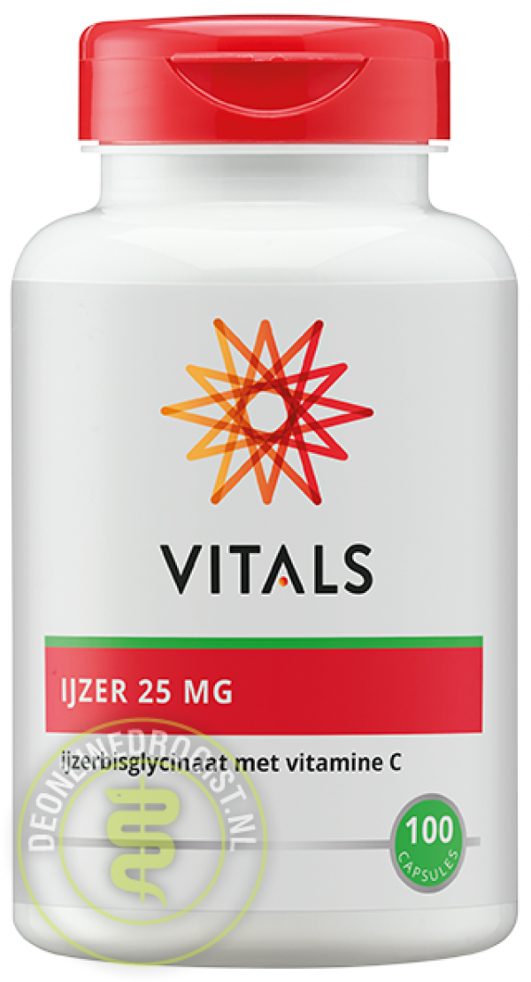 Vitals IJzer 25mg Capsules