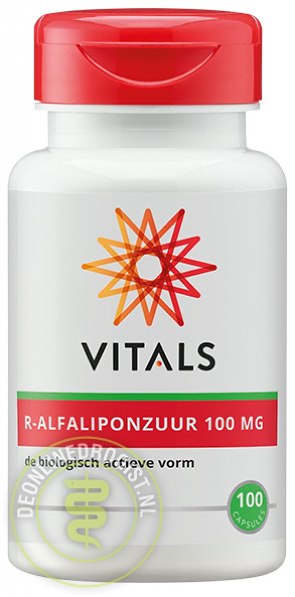 Vitals R-Alfaliponzuur 100mg Capsules