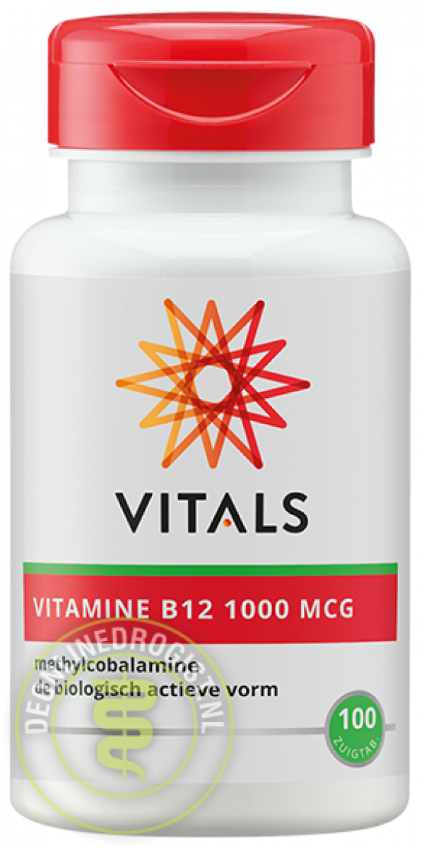 Vitals Vitamine B12 1000mcg Zuigtabletten