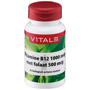 Vitals Vitamine B12 1000mcg met Folaat 500mcg Zuigtabletten