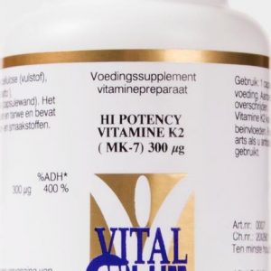 Vitamin K2 300 mcg hi potency