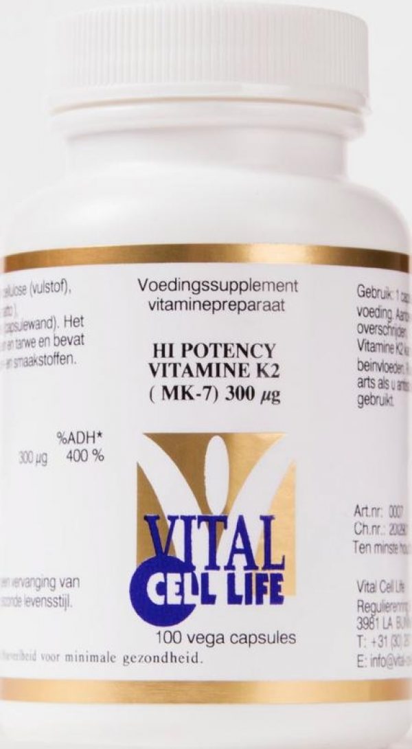 Vitamin K2 300 mcg hi potency