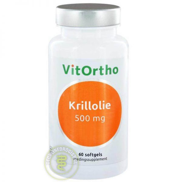 Vitortho Krillolie 500mg Softgels