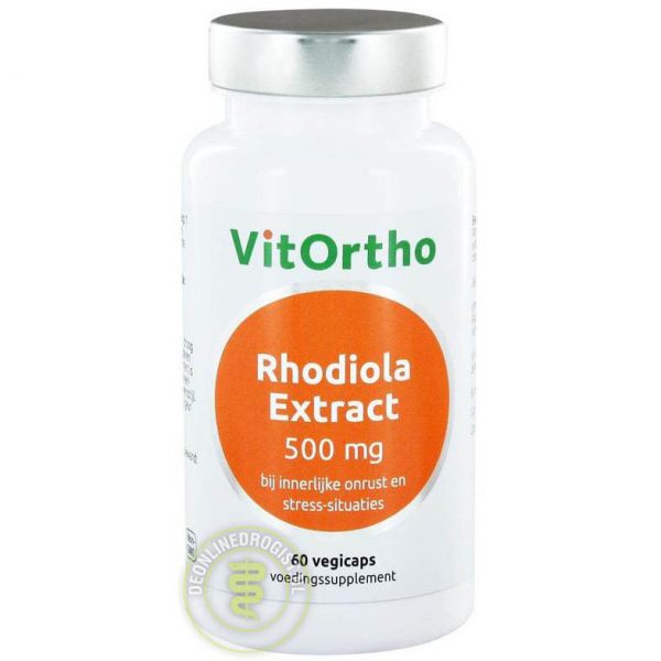 Vitortho Rhodiola 500mg Capsules 60st