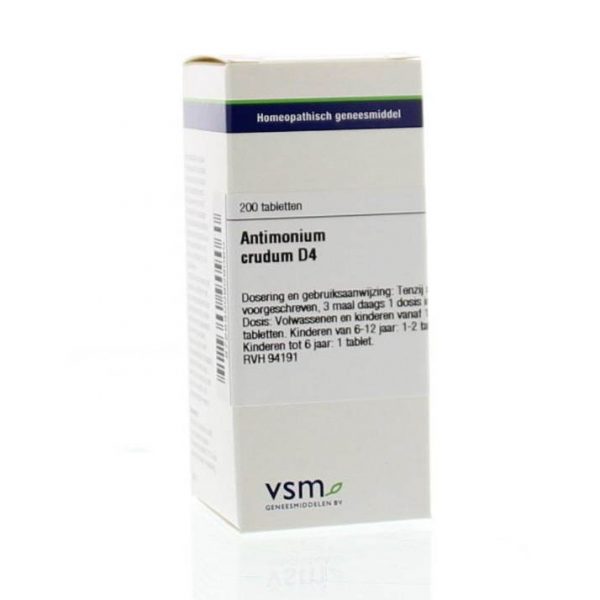 Vsm Antimonium Crudum D4