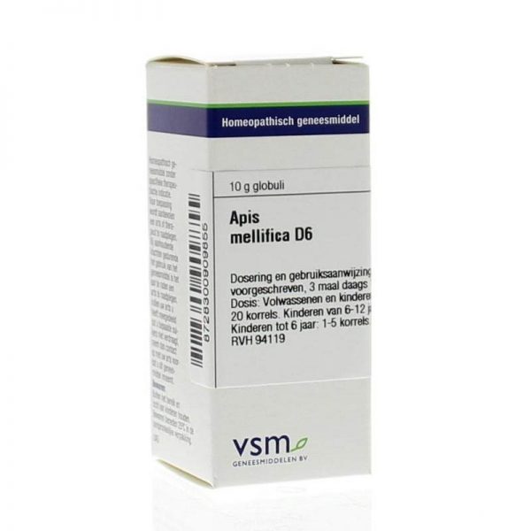 Vsm Apis Mellifica D6 Globuli 10G