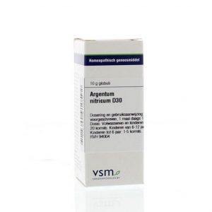 Vsm Argentum Nitricum D30 Globuli 200st