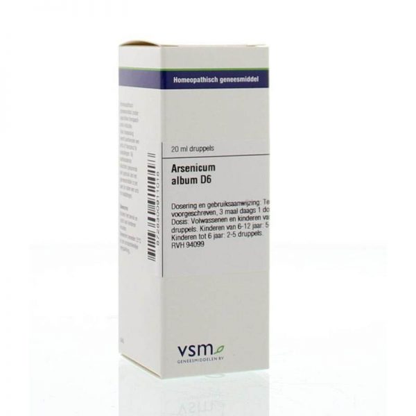 Vsm Arsenicum Album D6 20ml