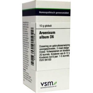 Vsm Arsenicum Album D6 Globuli 200st