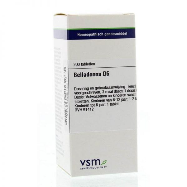 Vsm Belladonna D6 Tabletten 200st