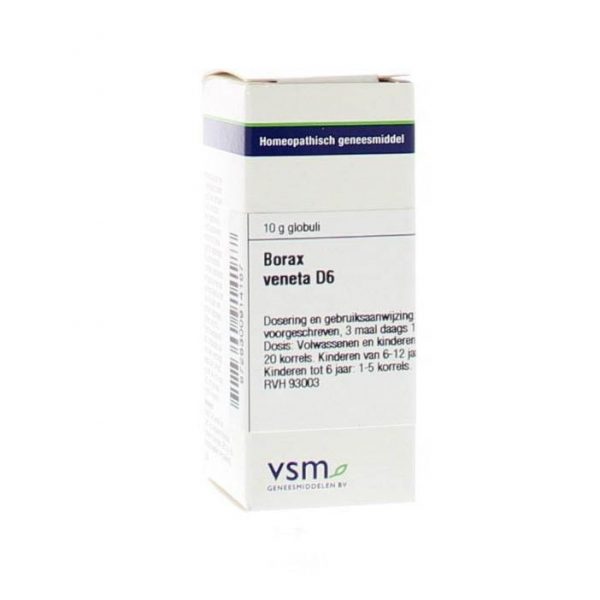 Vsm Borax Veneta D6 Globuli 10g