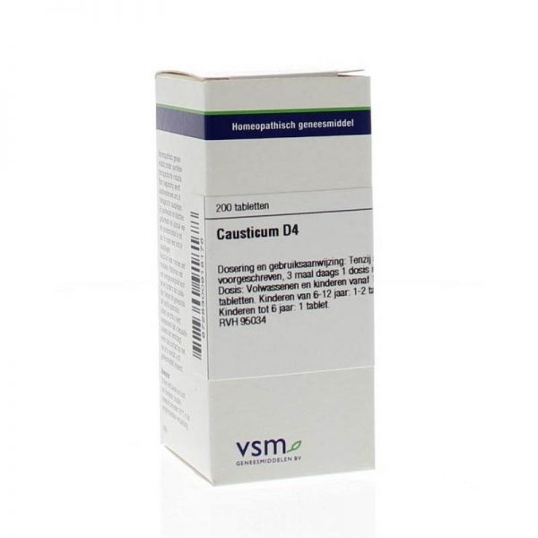 Vsm Causticum D4 Tabletten 200st