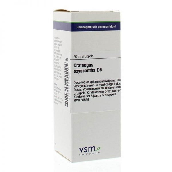 Vsm Crataegus Oxyacantha D6 20ml