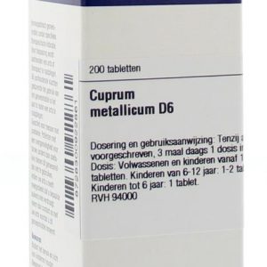 Vsm Cuprum Metallicum D6 Tabletten 200st